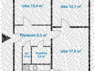 Na predaj 3i byt + loggia, Bratislava Dúbravka, ul Kpt.Rašu