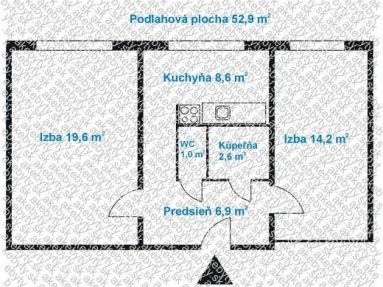 Predaj 2 izb.byt , Bratislava IV, Galbavého, Dúbravka