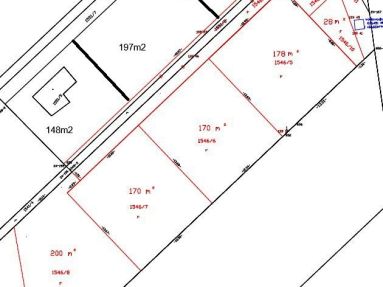 záhrady, rozparcelovanie