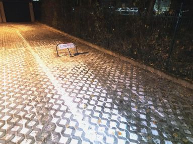 Foto park. miesto v zime