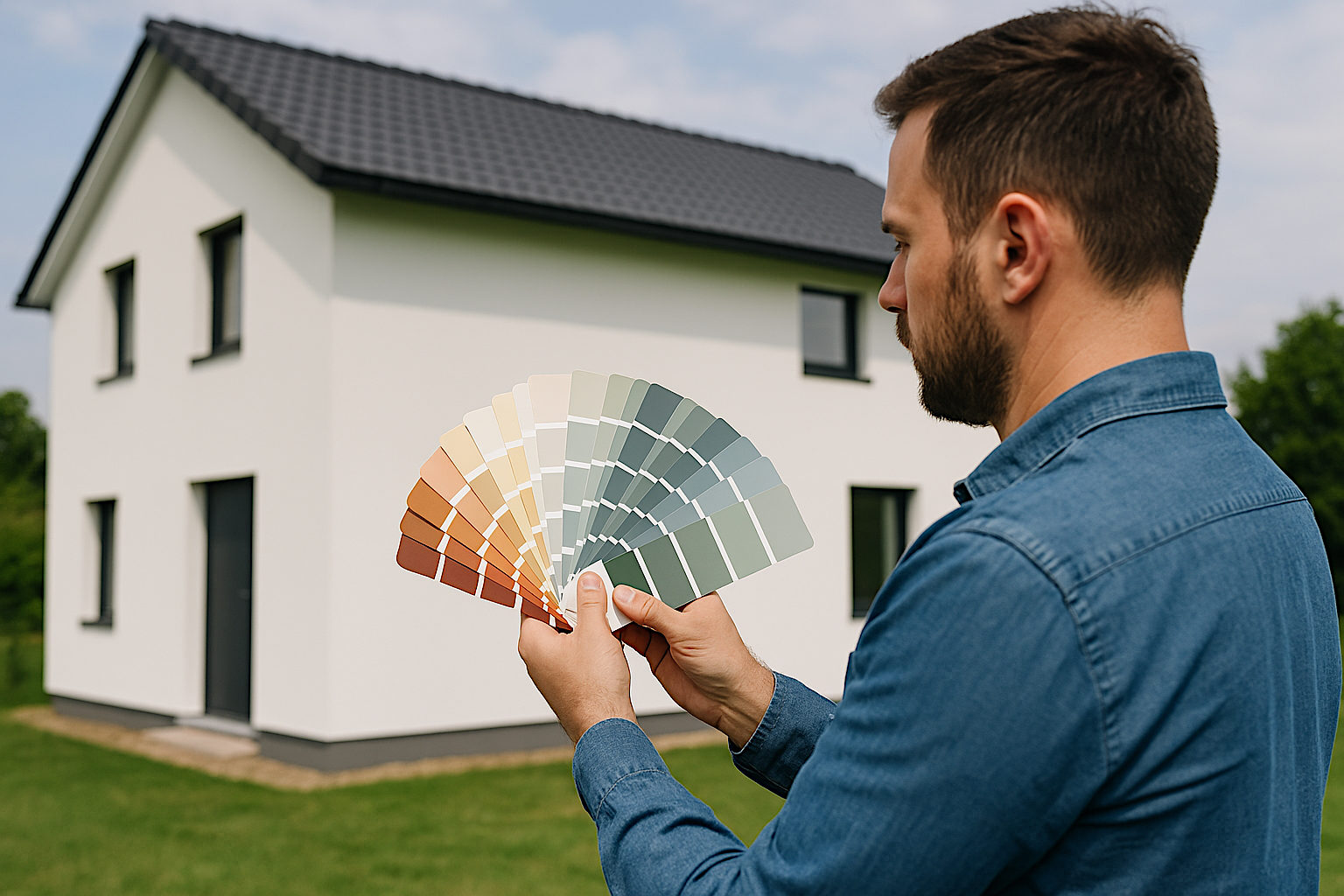 Farba fasády – ako nájsť tú najlepšiu farbu pre váš dom?